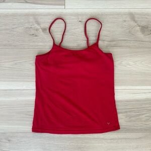 red american eagle embroidered tank top